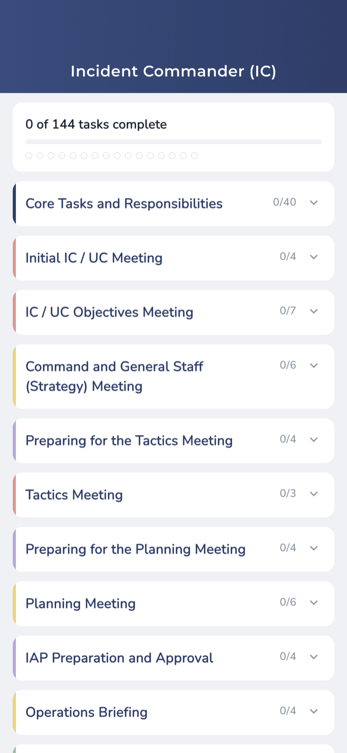 Incident Handbook Pro: Job Checklists