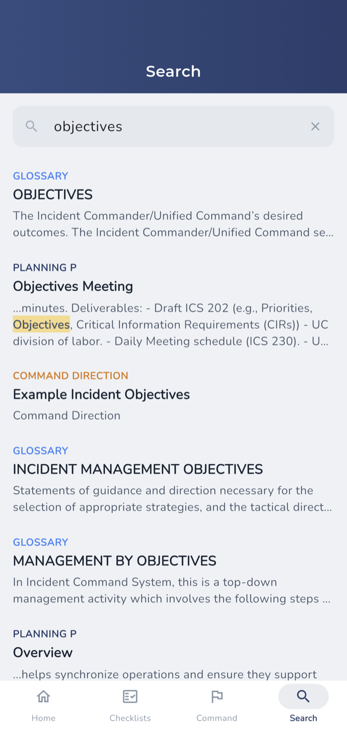 Incident Handbook Pro: Search the App